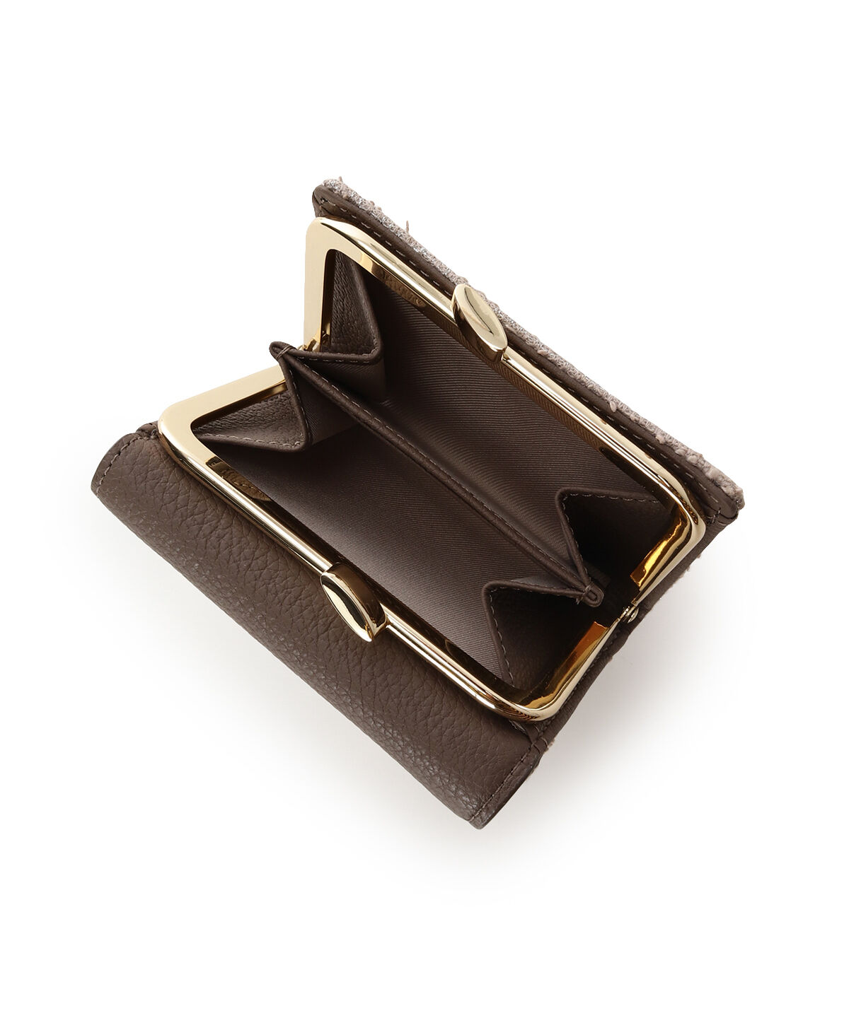 Samantha Thavasa「ループツイードデザイン エムシュシュⅢ 口金折財布」|財布|