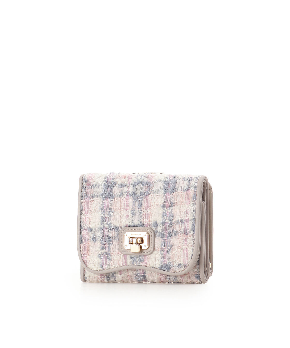 Samantha Thavasa「オリジナル金具ツイード 折財布」|財布|