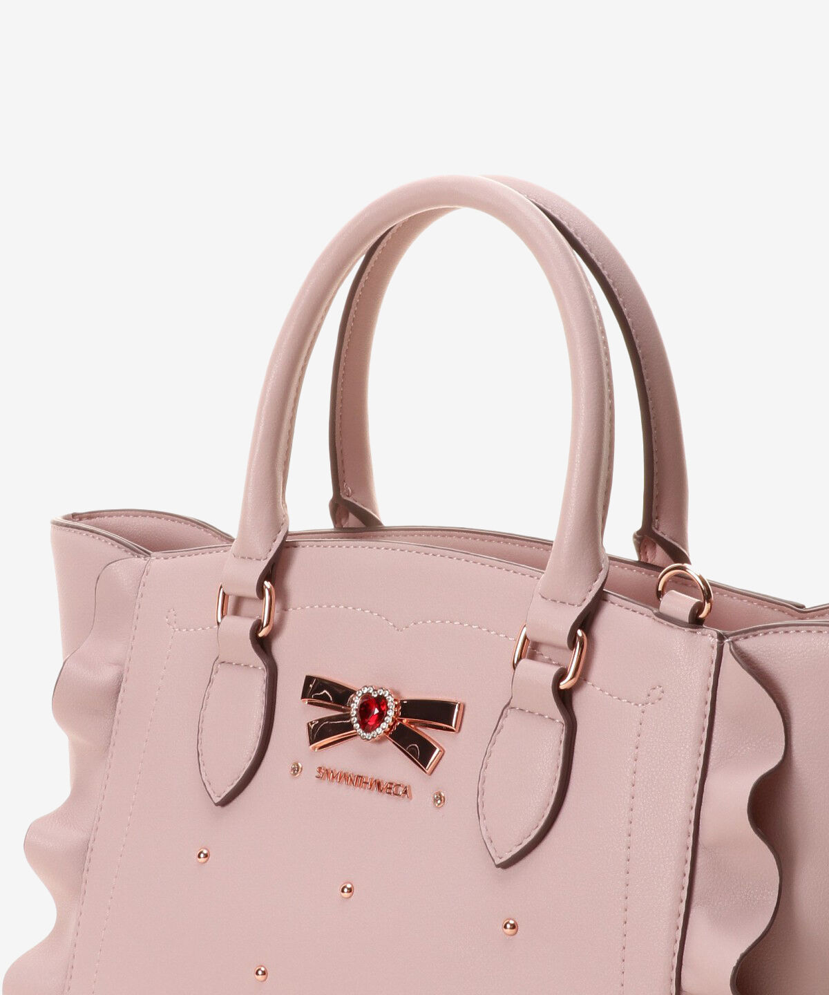 Samantha Vega「リボンスタッズフラッター(小)」|ハンドバッグ|