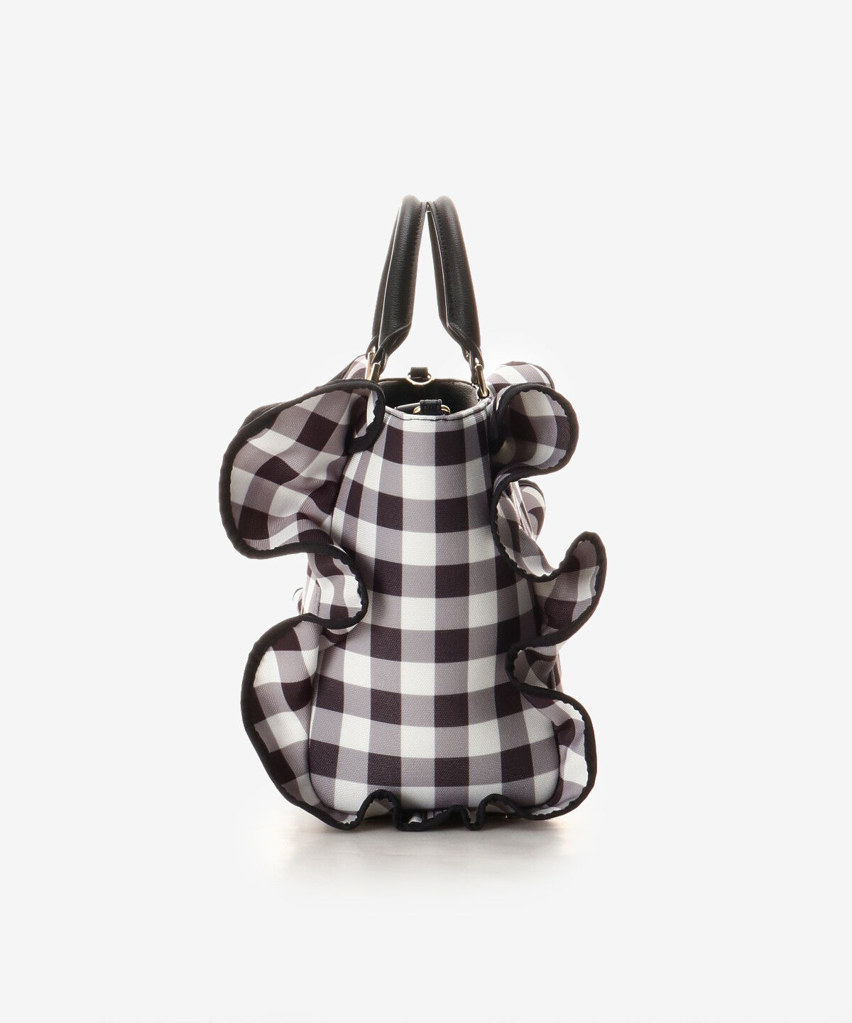 Samantha Vega「チェックフリルハンドバッグ（大）」|ハンドバッグ|