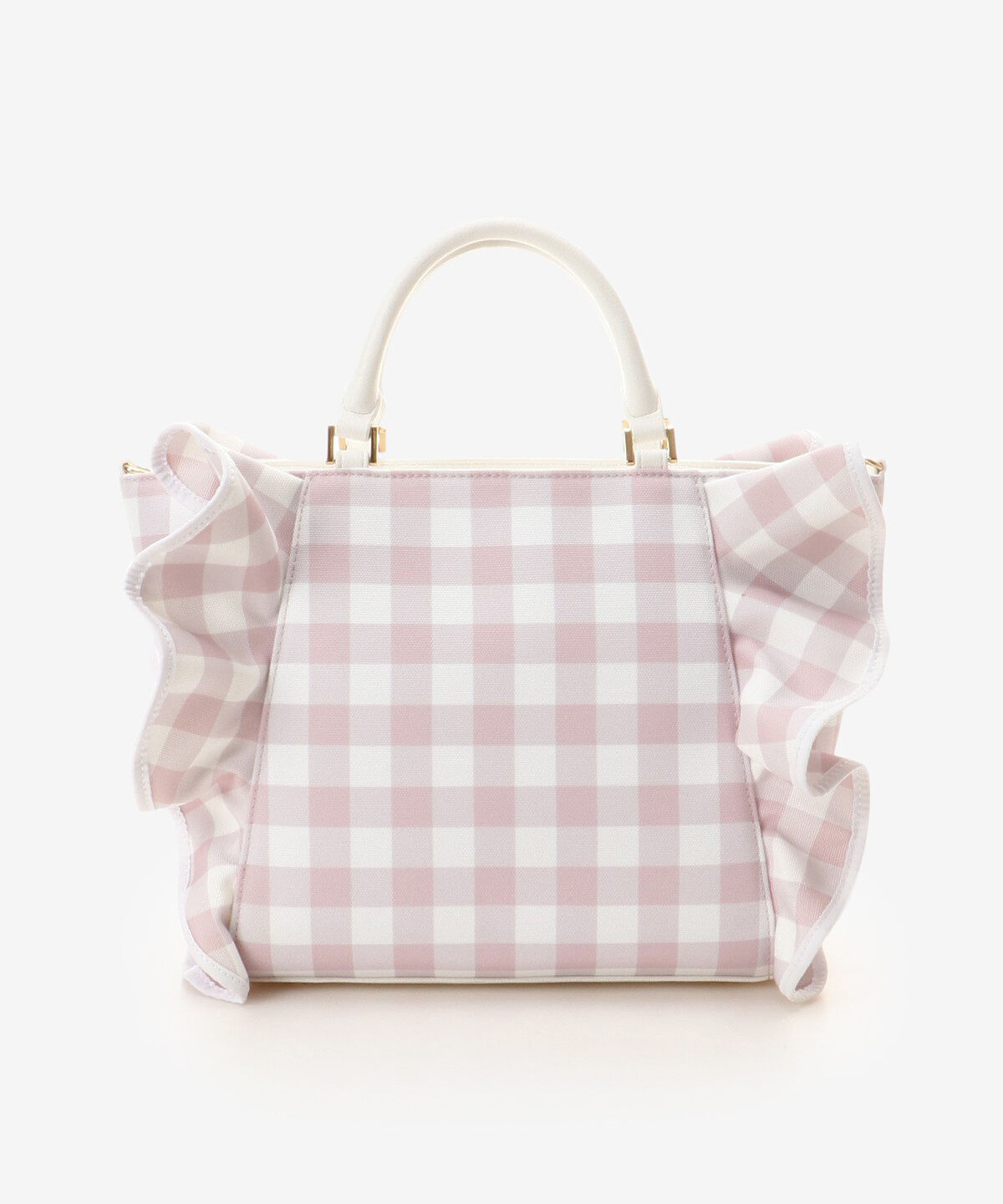 Samantha Vega「チェックフリルハンドバッグ（大）」|ハンドバッグ|