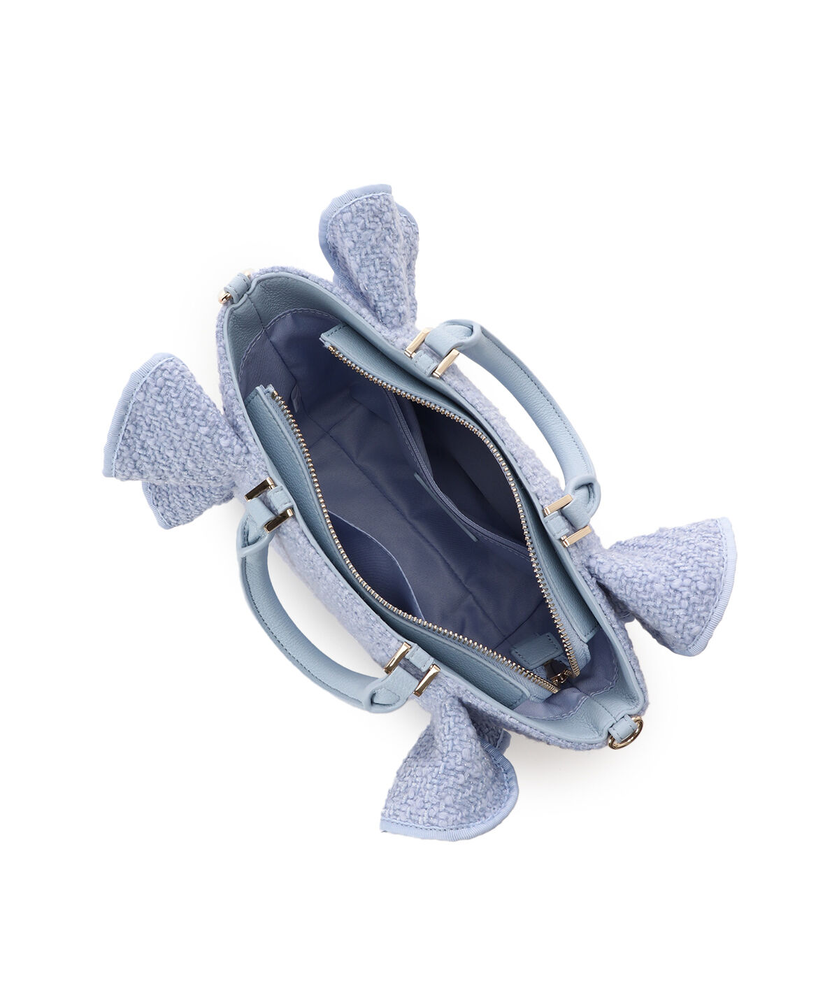 Samantha Vega「ツイードフリルハンドバッグ（小）」|ハンドバッグ|