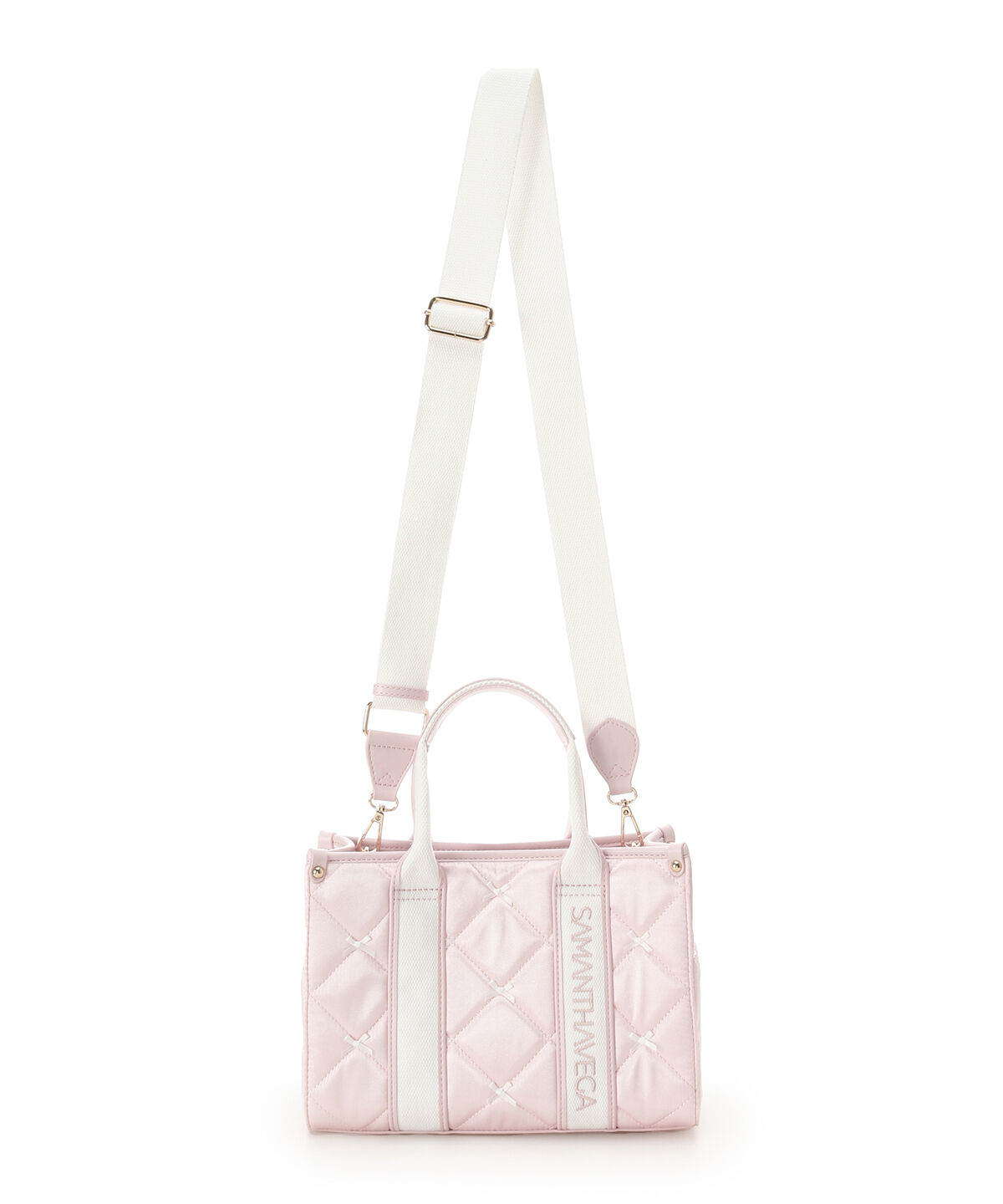 Samantha Vega「ロゴテープリボン　ハンドバッグ」|ハンドバッグ|