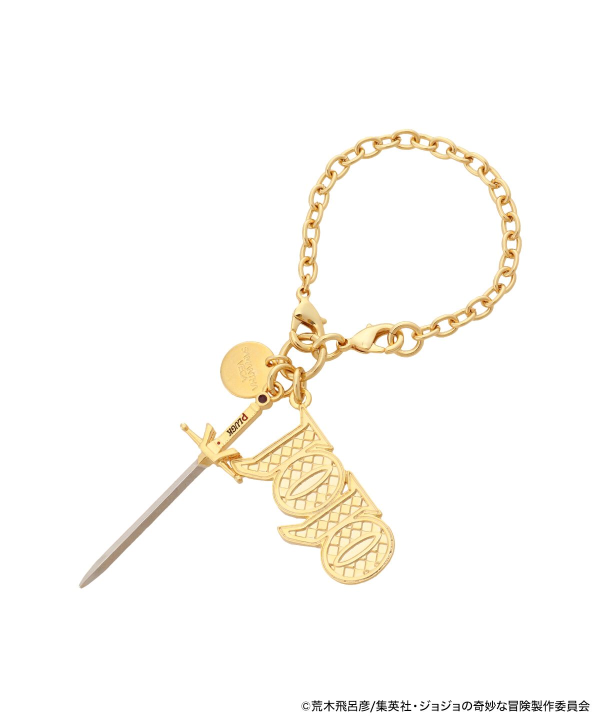 Samantha Vega「ｱﾆﾒ『ｼﾞｮｼﾞｮの奇妙な冒険 ﾌｧﾝﾄﾑﾌﾞﾗｯﾄﾞ』｢ｼﾞｮﾅ」|チャーム・キーホルダー|ゴールド