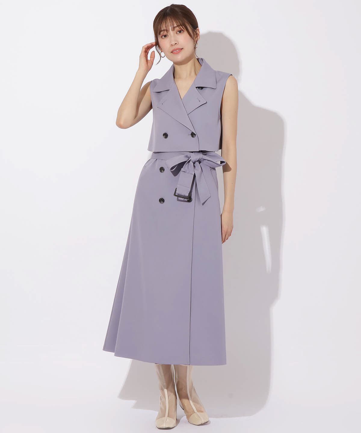 アンドクチュール「ManyWayトレンチコート」|トレンチコート|