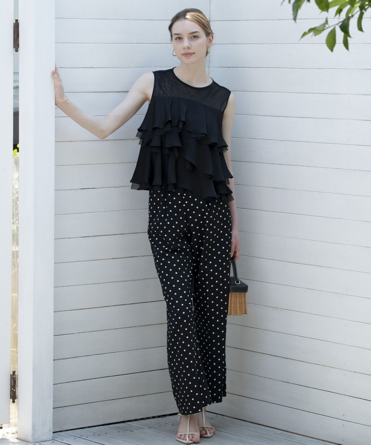 アンドクチュール「ティアードフリルブラウス」|シャツ・ブラウス|