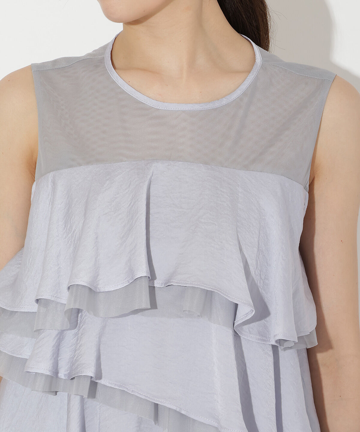 アンドクチュール「ティアードフリルブラウス」|シャツ・ブラウス|