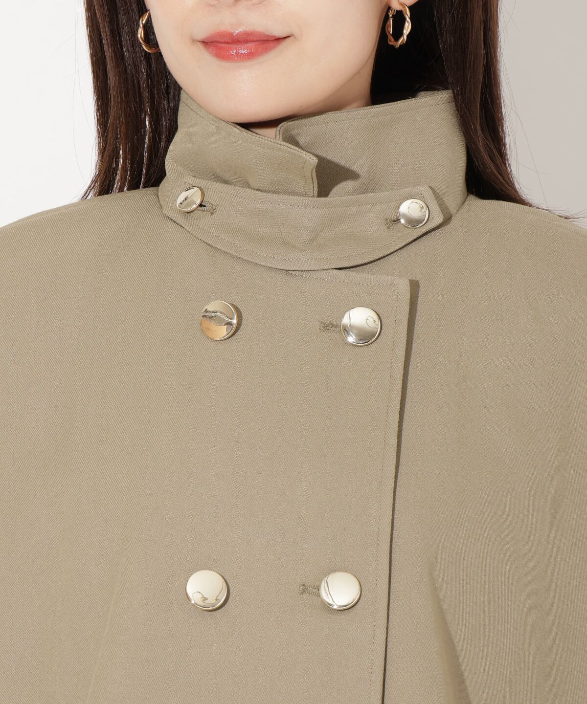 アンドクチュール「ショートケープジャケットコート」|その他|