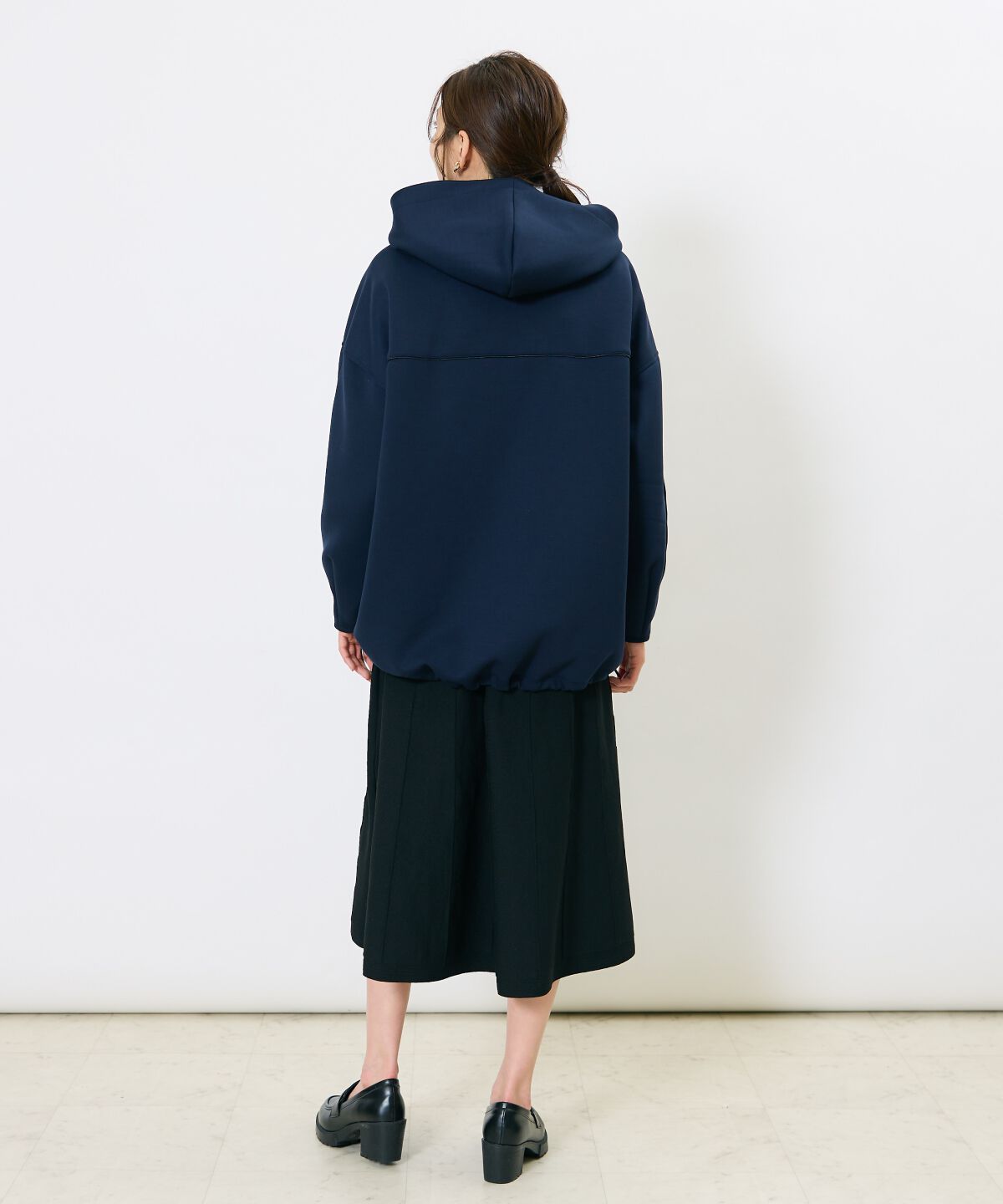 アンドクチュール「ダンボールポンチフーディーブルゾン」|ブルゾン・スタジャン|