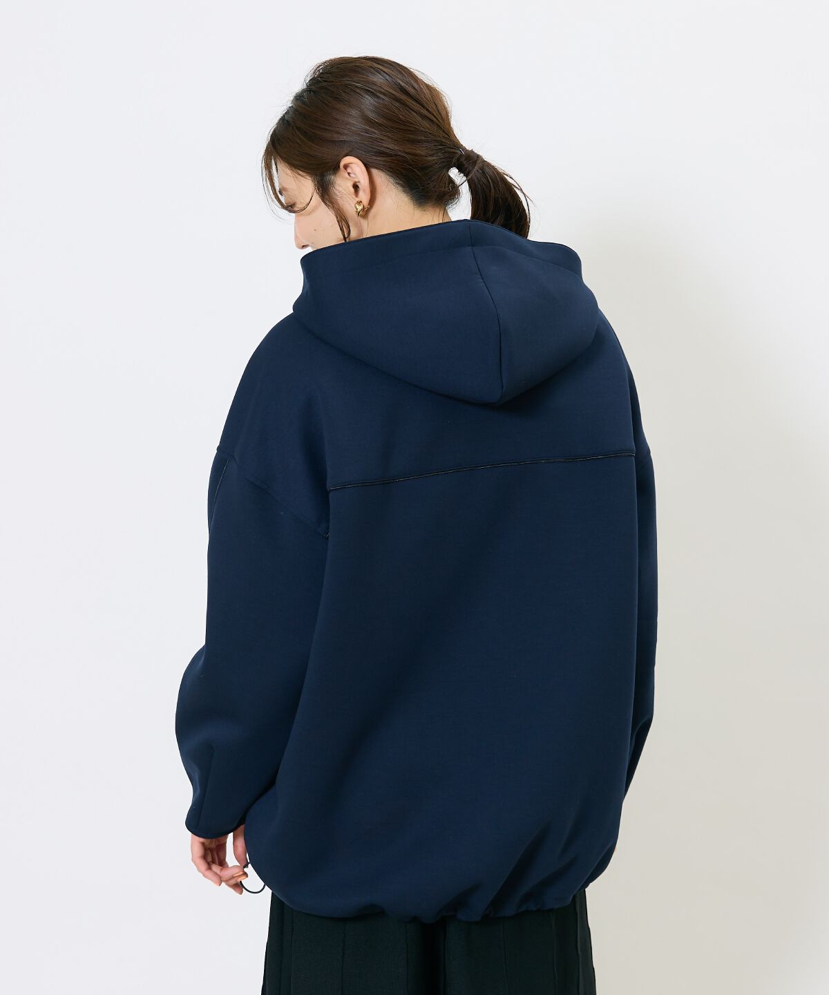 アンドクチュール「ダンボールポンチフーディーブルゾン」|ブルゾン・スタジャン|