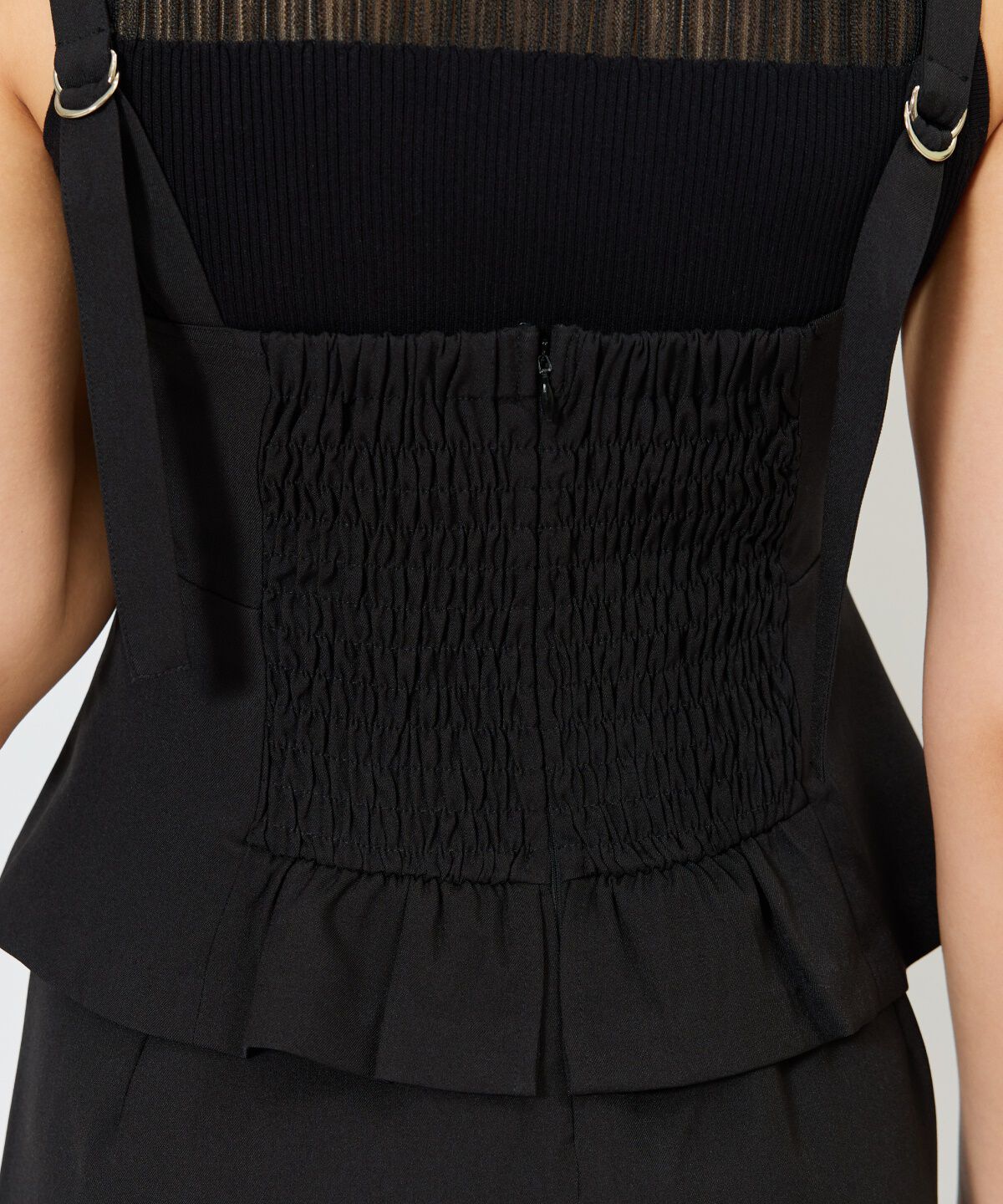 アンドクチュール「フロントレースアップジャンスカ」|ジャンパースカート|