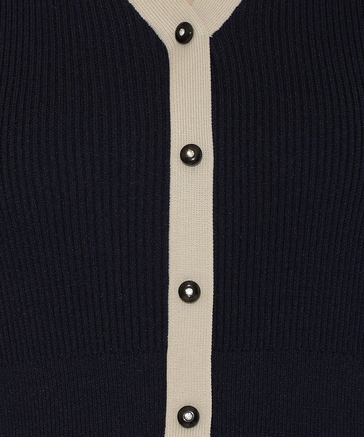 アンドクチュール「配色ニットドッキングワンピース」|ワンピース|