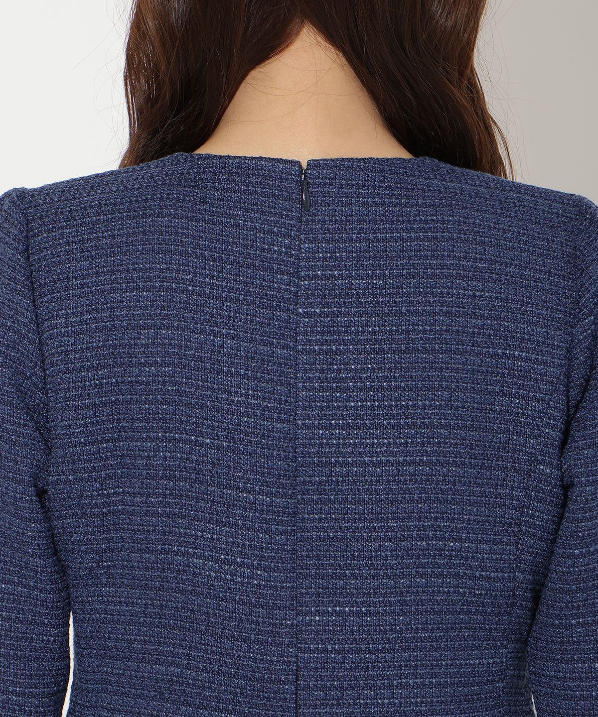 アンドクチュール「ツイードジャケットドッキングワンピース」|ワンピース|