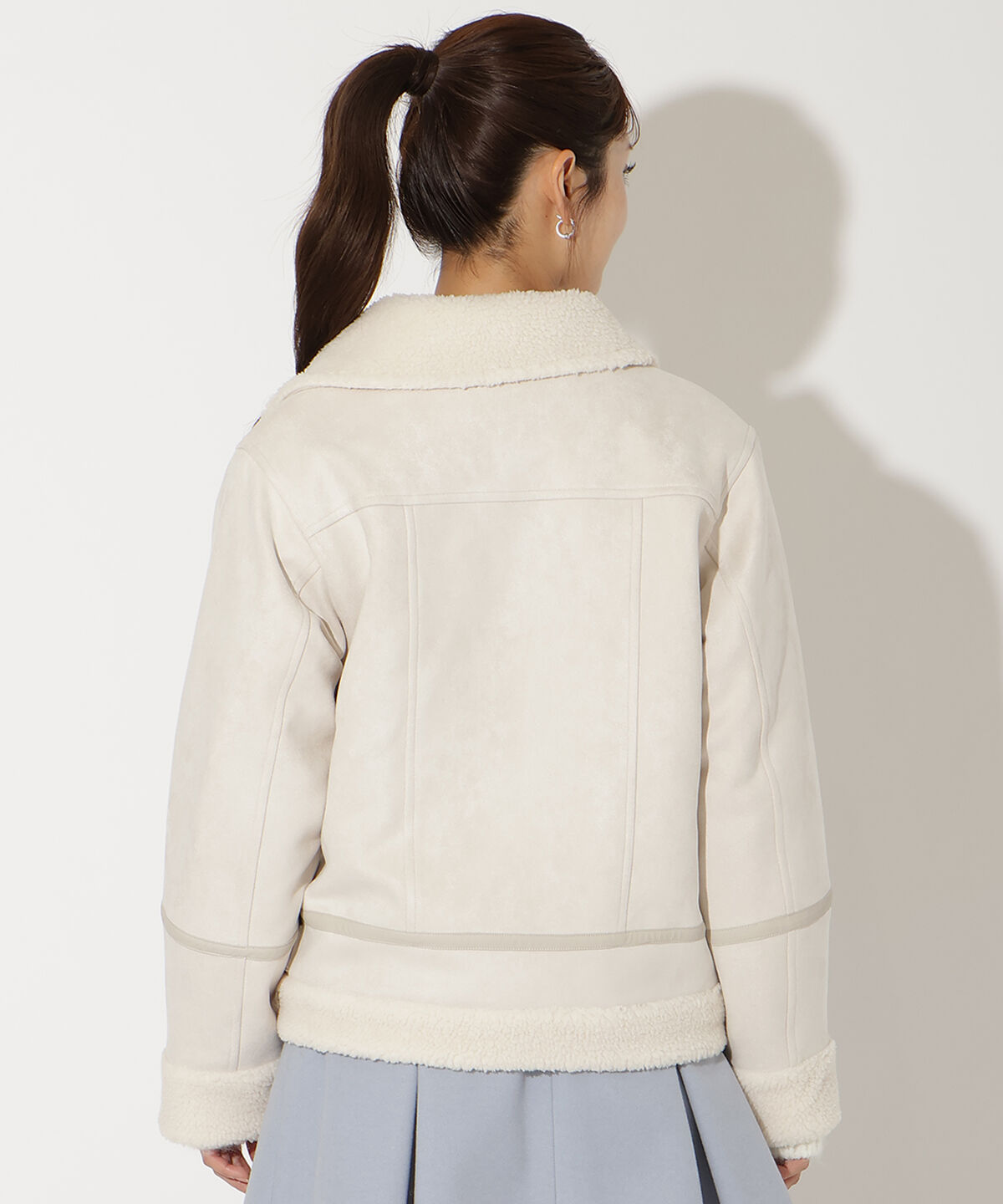 アンドクチュール「ムートンボアライダースブルゾン」|その他|