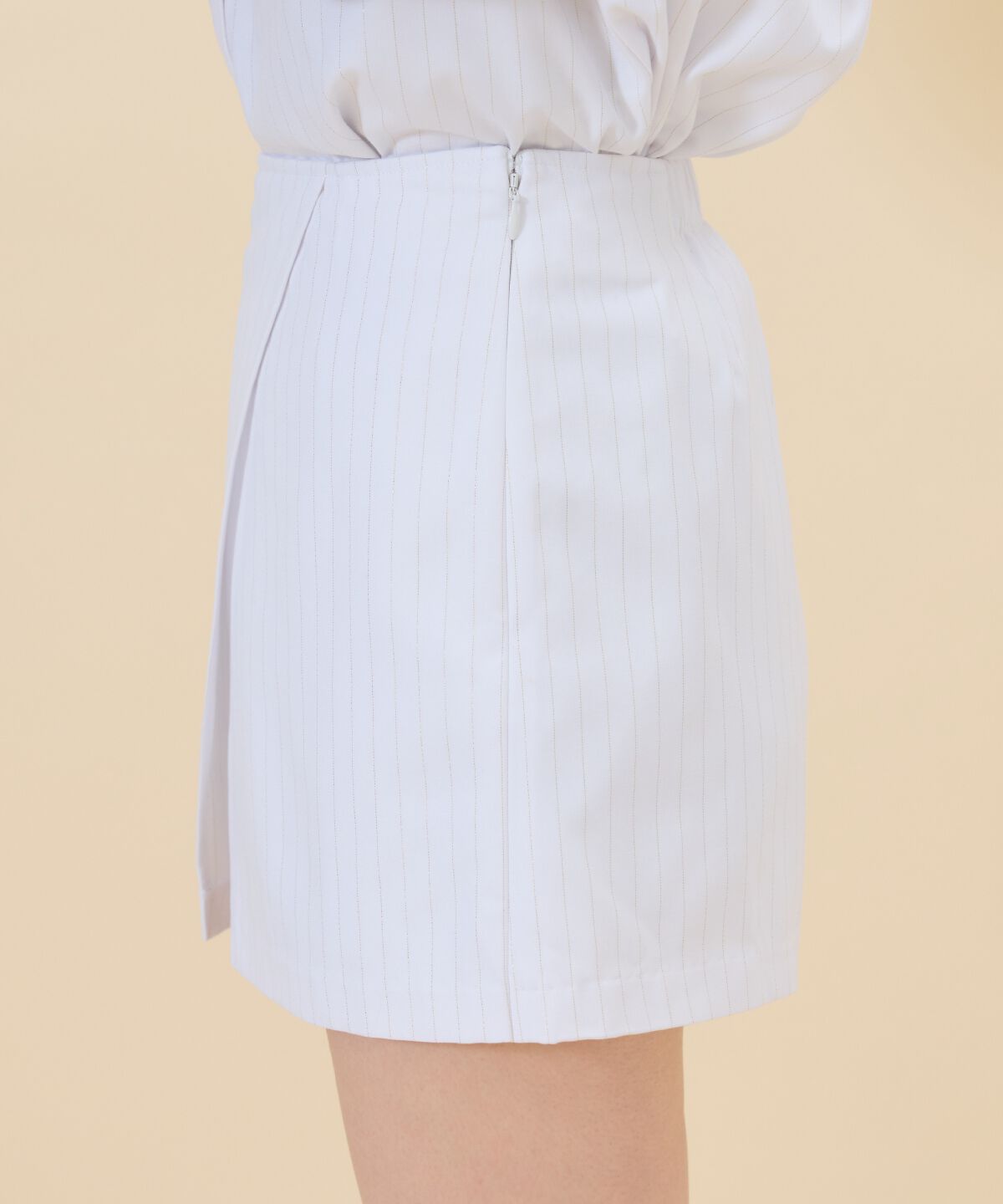 REDYAZEL「ゴールドラメストライプラップショートパンツ」|キュロット|