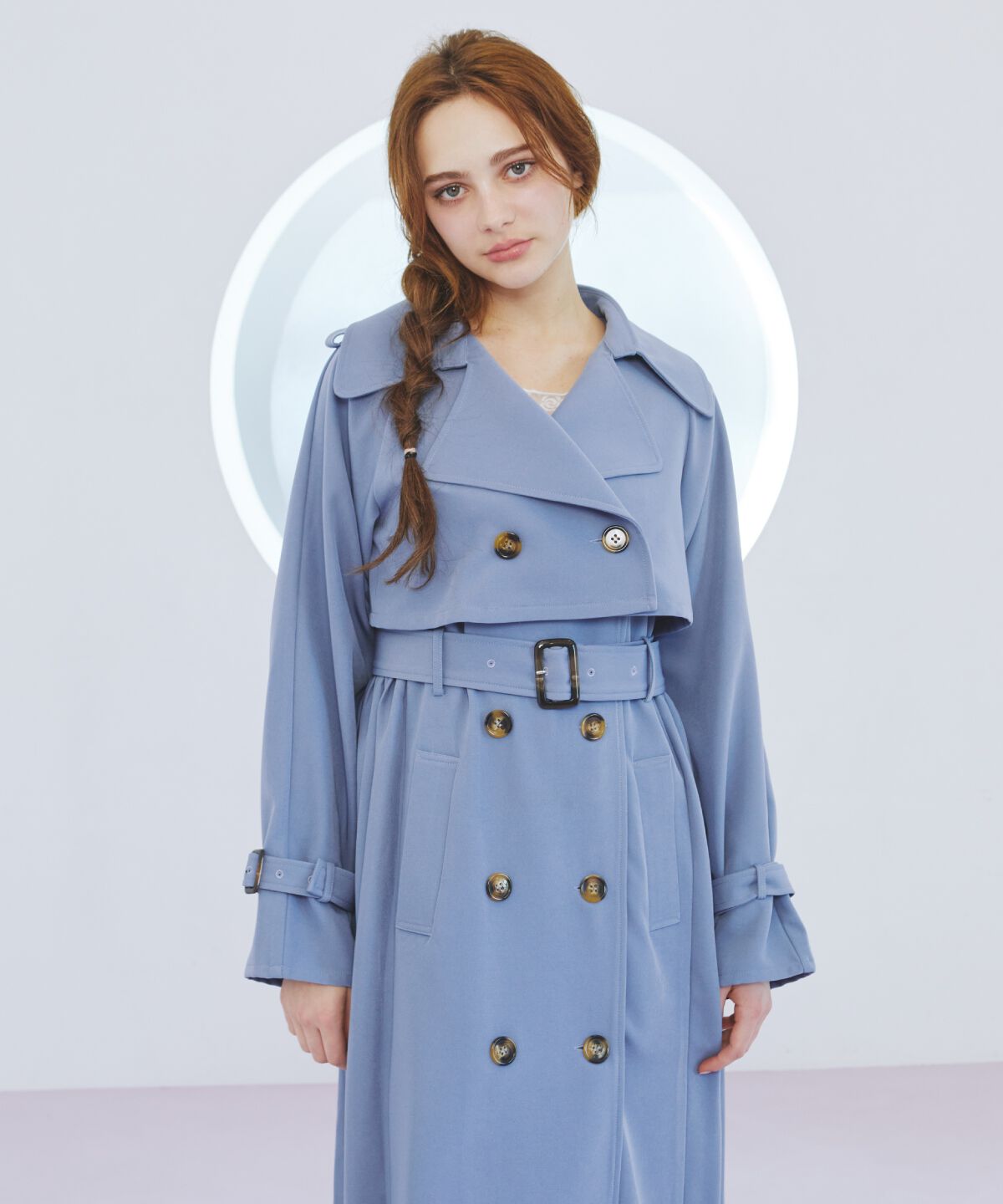 REDYAZEL「3WAYサイドプリーツトレンチコート」|トレンチコート|