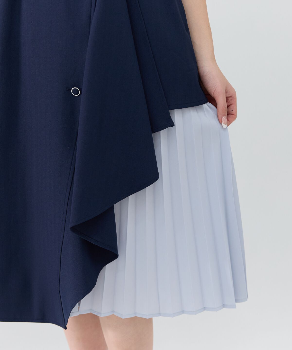 REDYAZEL「ノースリーブサイドプリーツワンピース」|ワンピース|