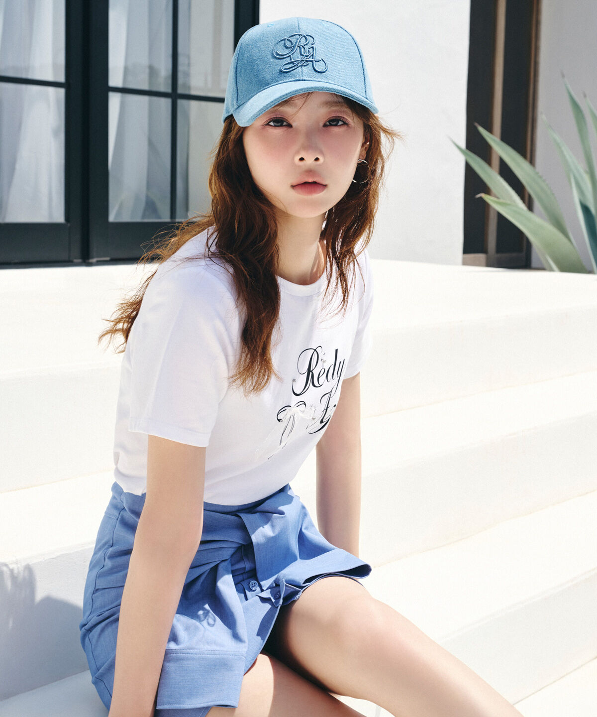 REDYAZEL「レースリボンロゴTシャツ」|Tシャツ・カットソー|