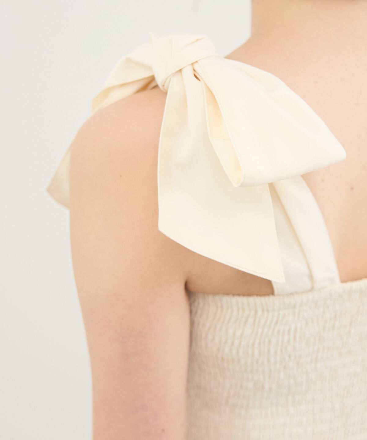 REDYAZEL「リボンショルダーティアードワンピース」|ワンピース|