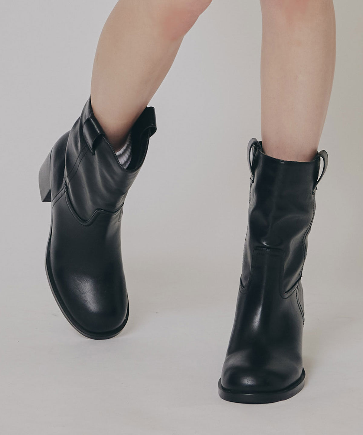 REDYAZEL「ウエスタンライクショートブーツ」|ショートブーツ|