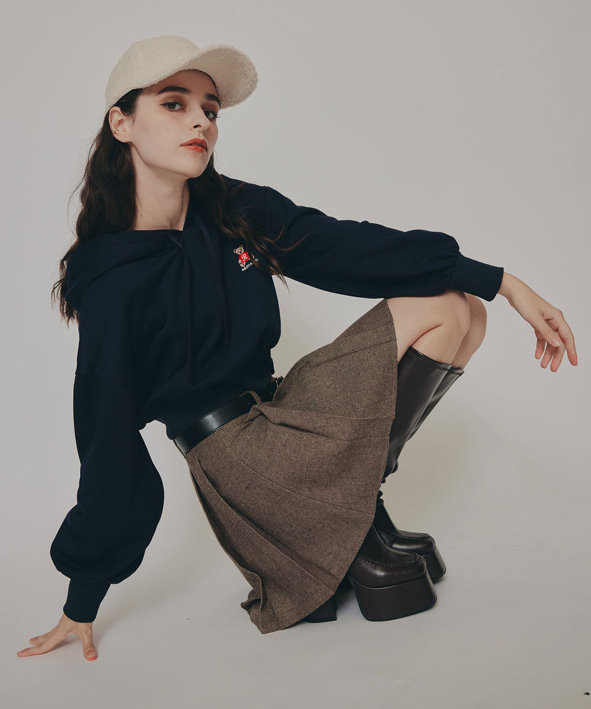 REDYAZEL「ローベルトプリーツミニスカート」|フレア|