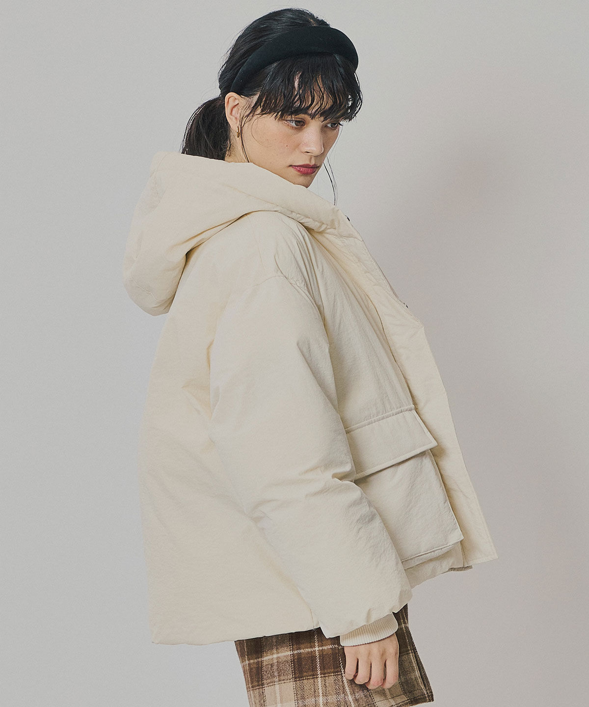 REDYAZEL「フラップポケットファイバーダウンジャケット」|ダウン|