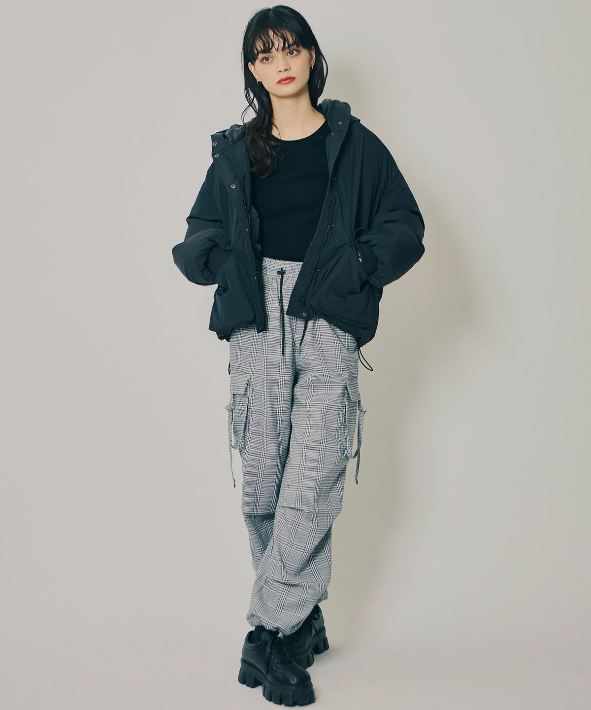 REDYAZEL「フラップポケットファイバーダウンジャケット」|ダウン|