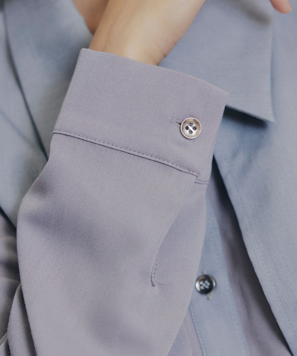 REDYAZEL「カラーブロッキングシャツロングフレアワンピース」|ワンピース|