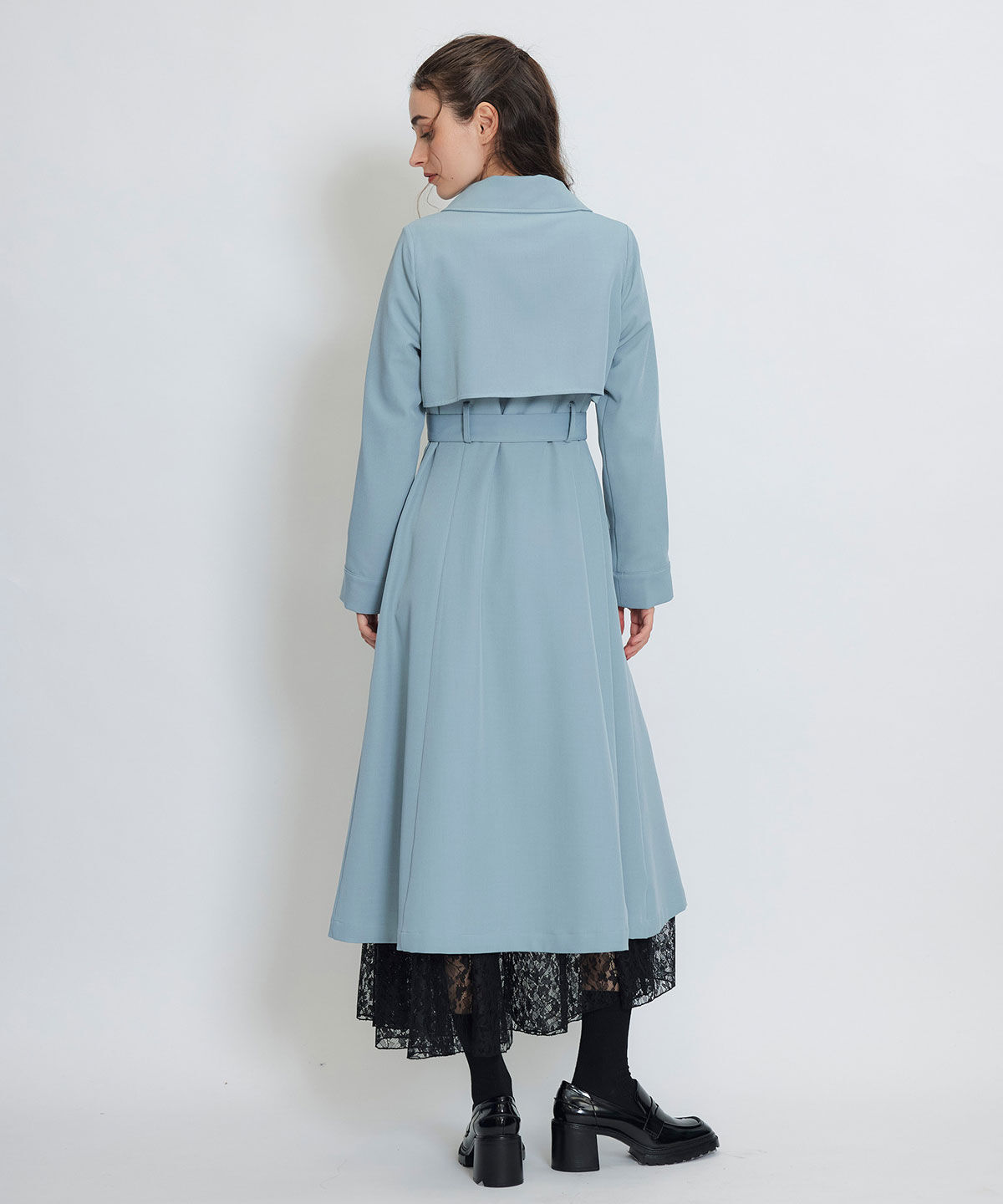 REDYAZEL「2WAYレイヤードライクリボントレンチコート」|トレンチコート|