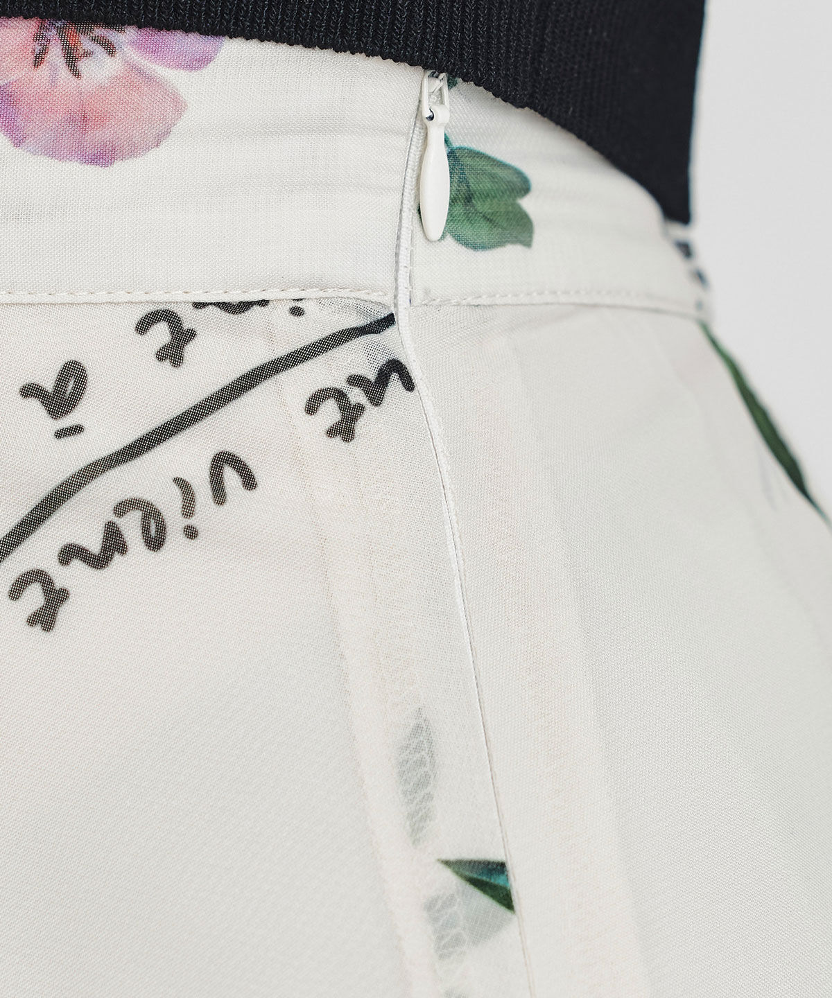 REDYAZEL「シアーフラワータックフレアロングスカート」|フレア|