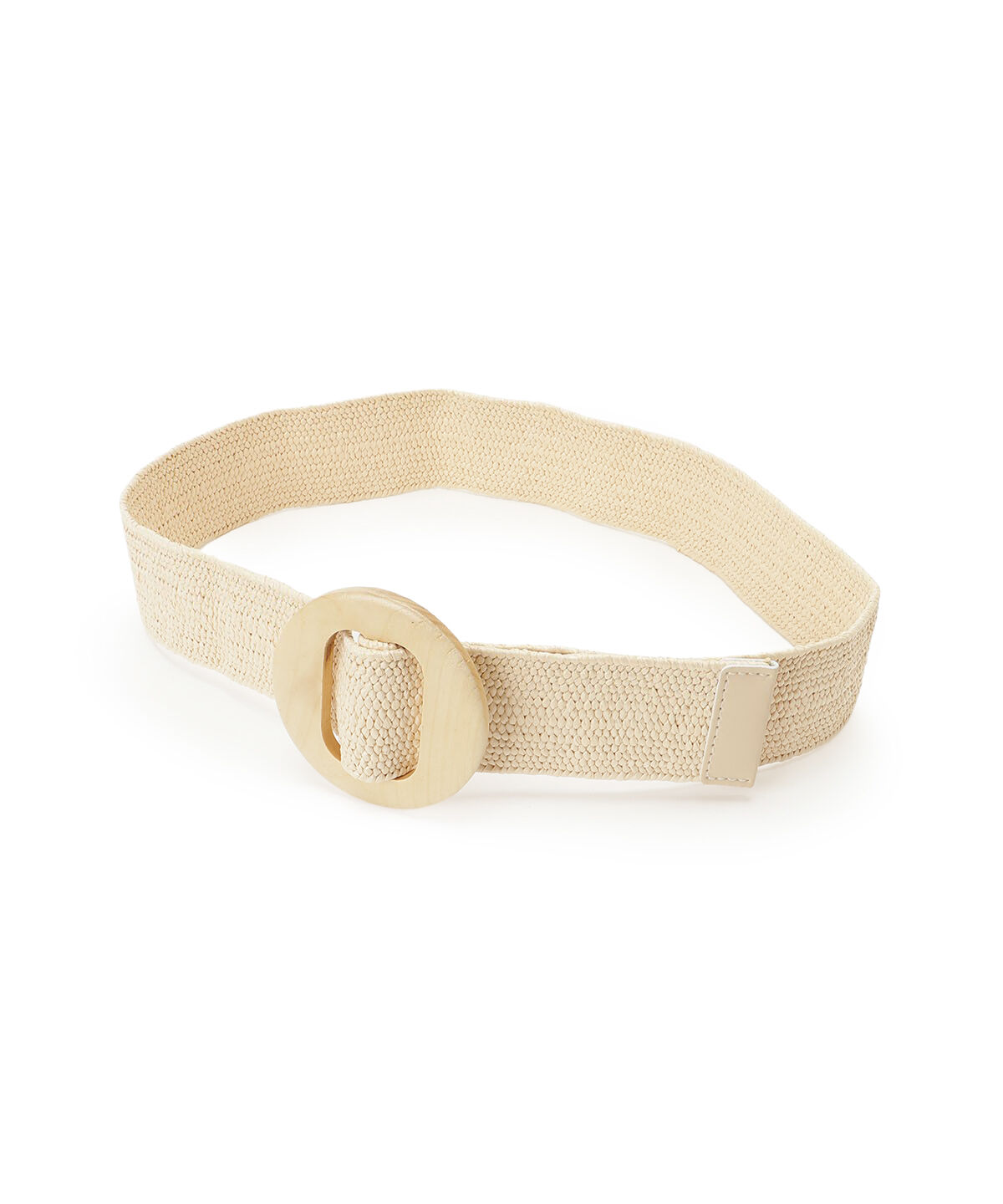 WILLSELECTION「ウッドバックルベルト」|ベルト|ベージュ