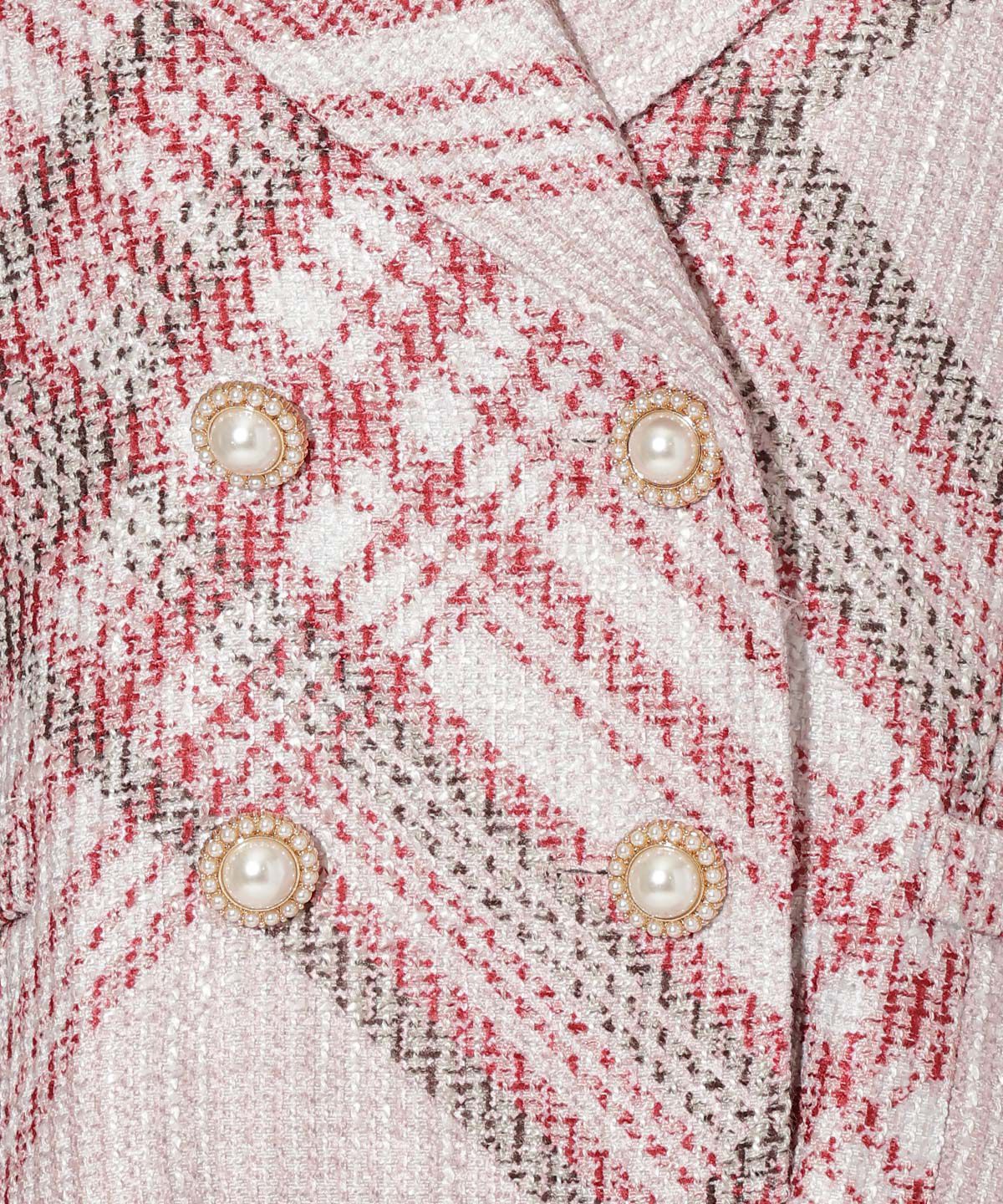 WILLSELECTION「ツイードチェックショートジャケット」|テーラードジャケット|