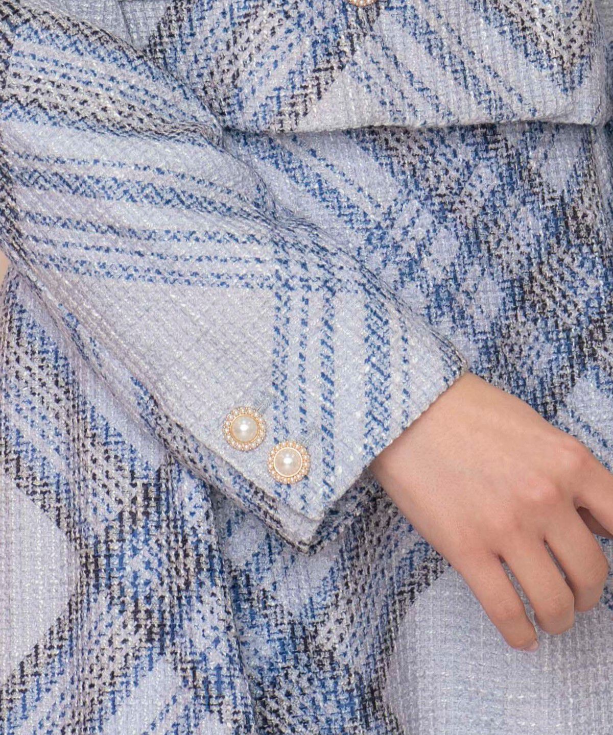 WILLSELECTION「ツイードチェックショートジャケット」|テーラードジャケット|