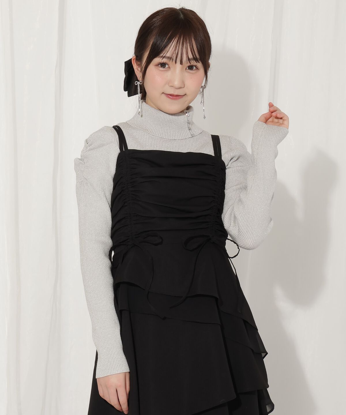 WILLSELECTION「ティアードギャザーキャミワンピース」|ワンピース|