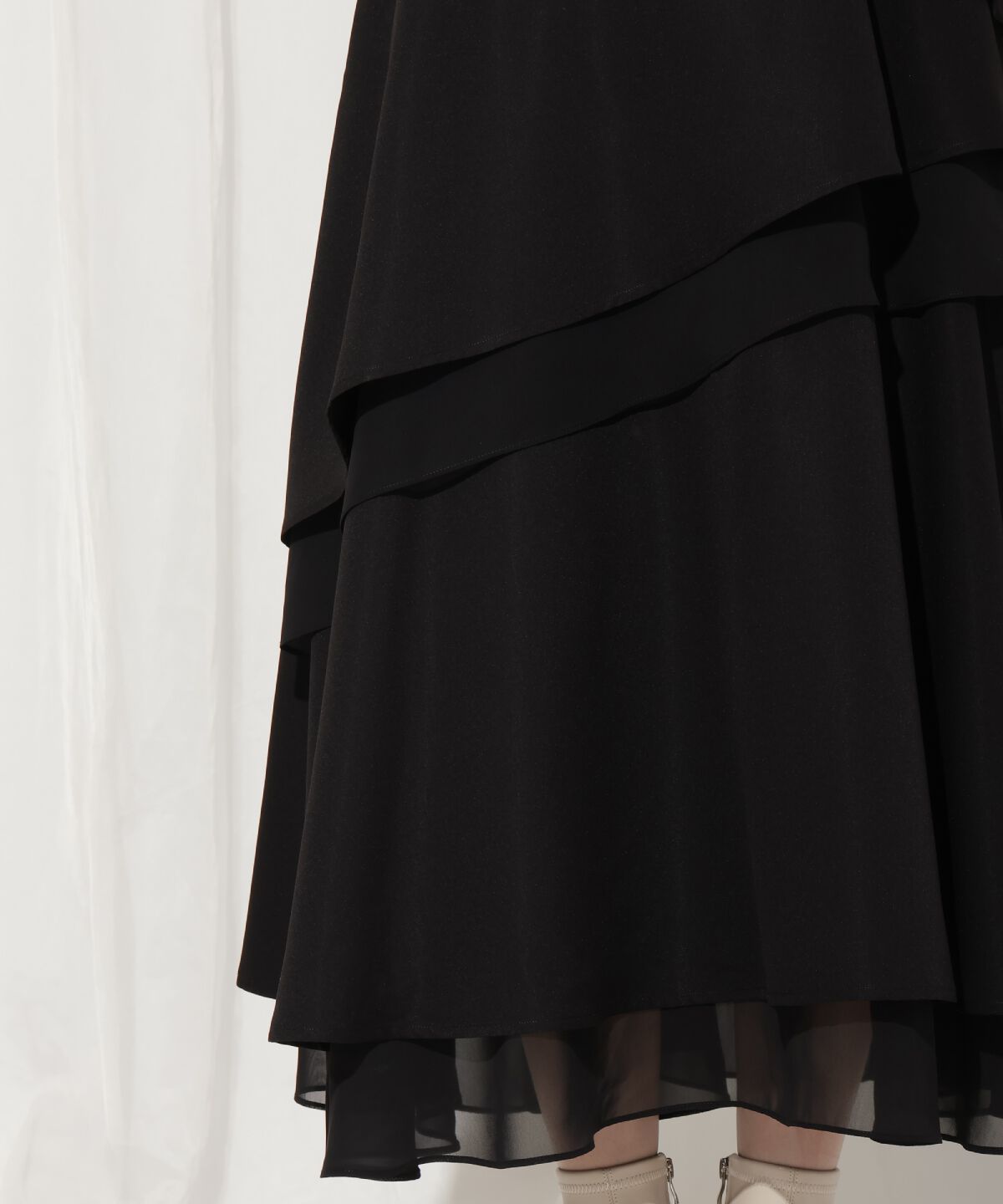 WILLSELECTION「ティアードギャザーキャミワンピース」|ワンピース|