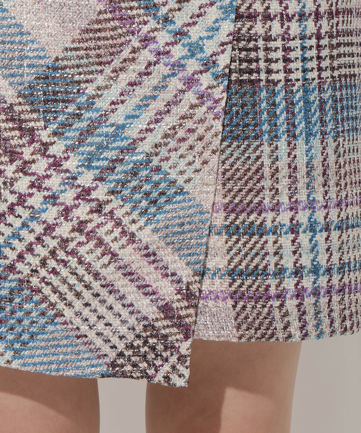 WILLSELECTION「ラメツイードミニスカート」|台形|