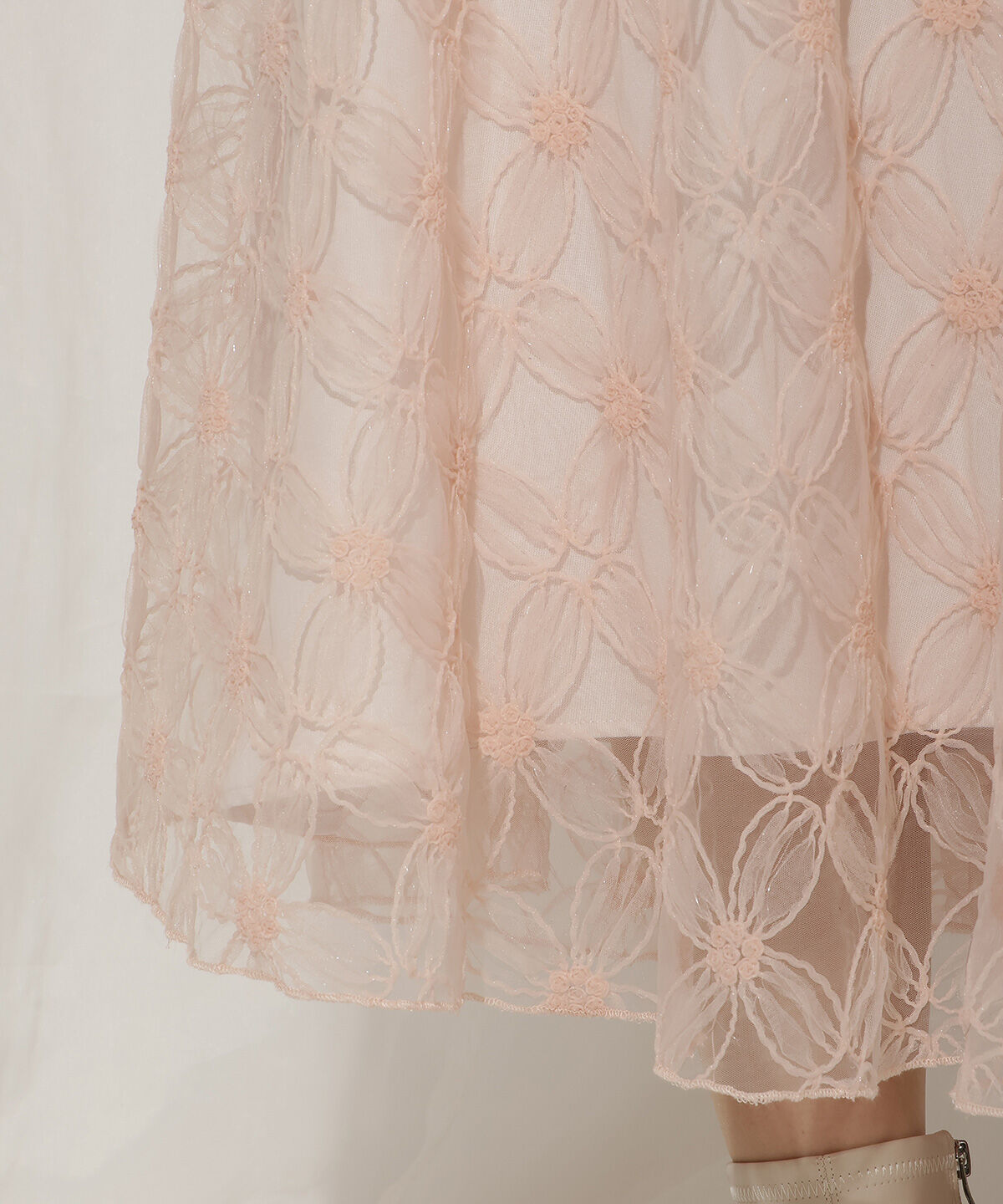 WILLSELECTION「フラワーチュールフレアスカート」|フレア|