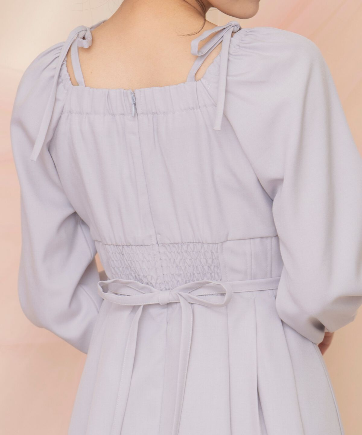 WILLSELECTION「ショルダーリボンタックフレアワンピース」|ワンピース|