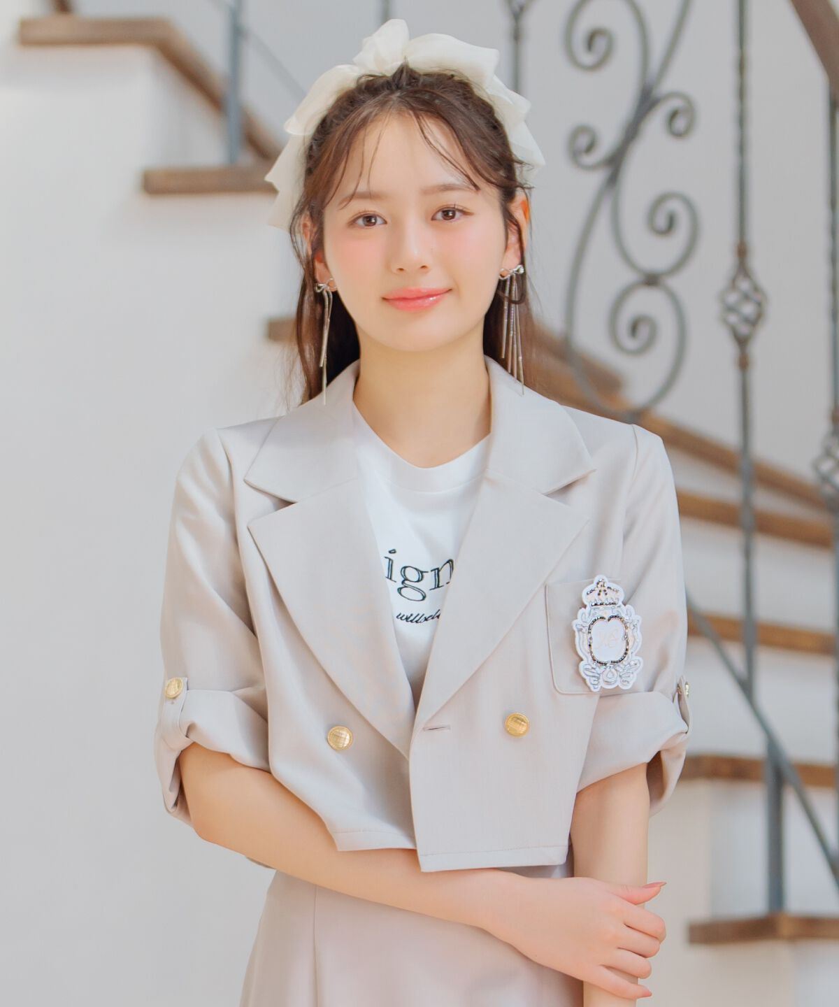 WILLSELECTION「エンブレム付きショートジャケット」|その他|