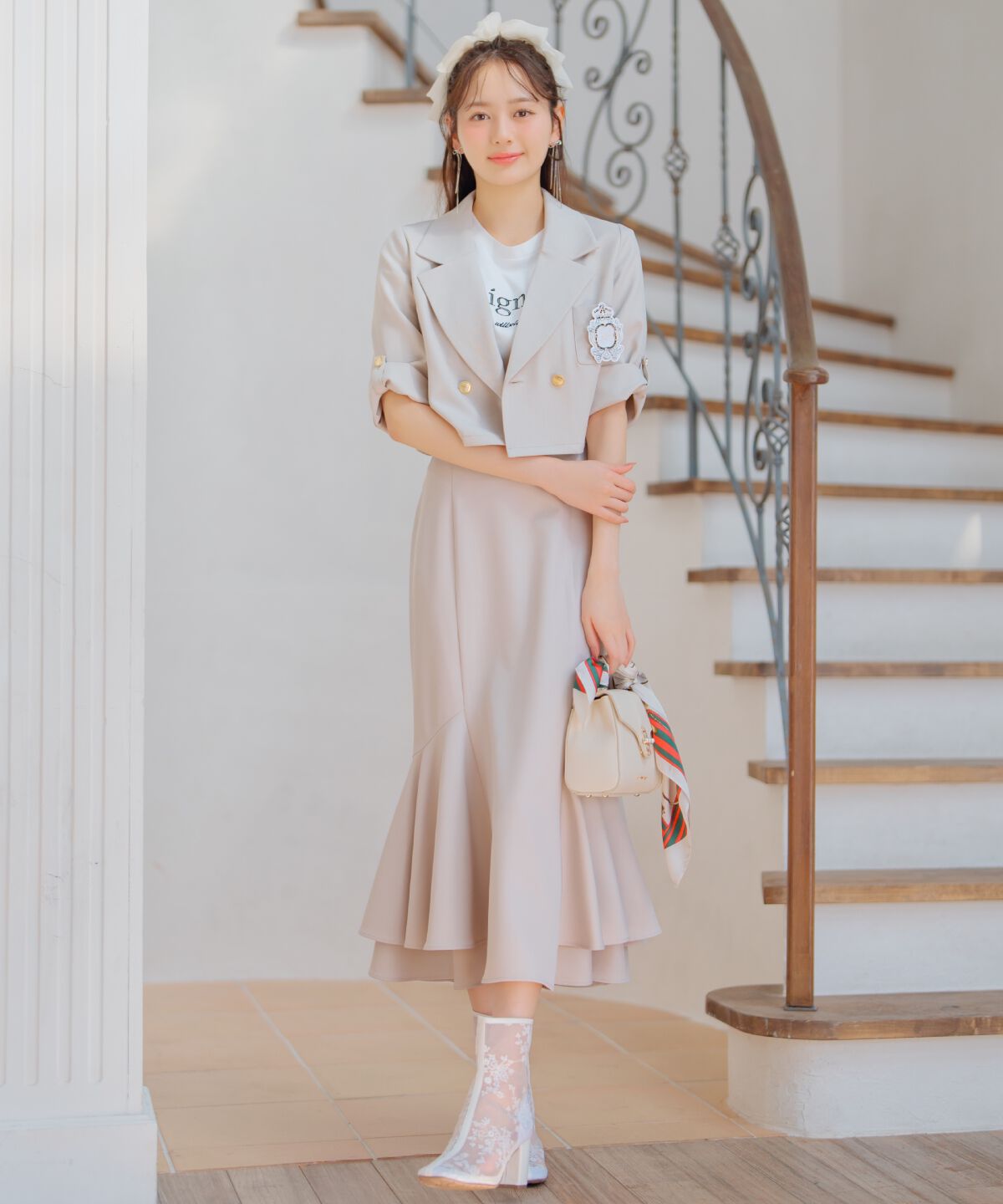 WILLSELECTION「エンブレム付きショートジャケット」|その他|