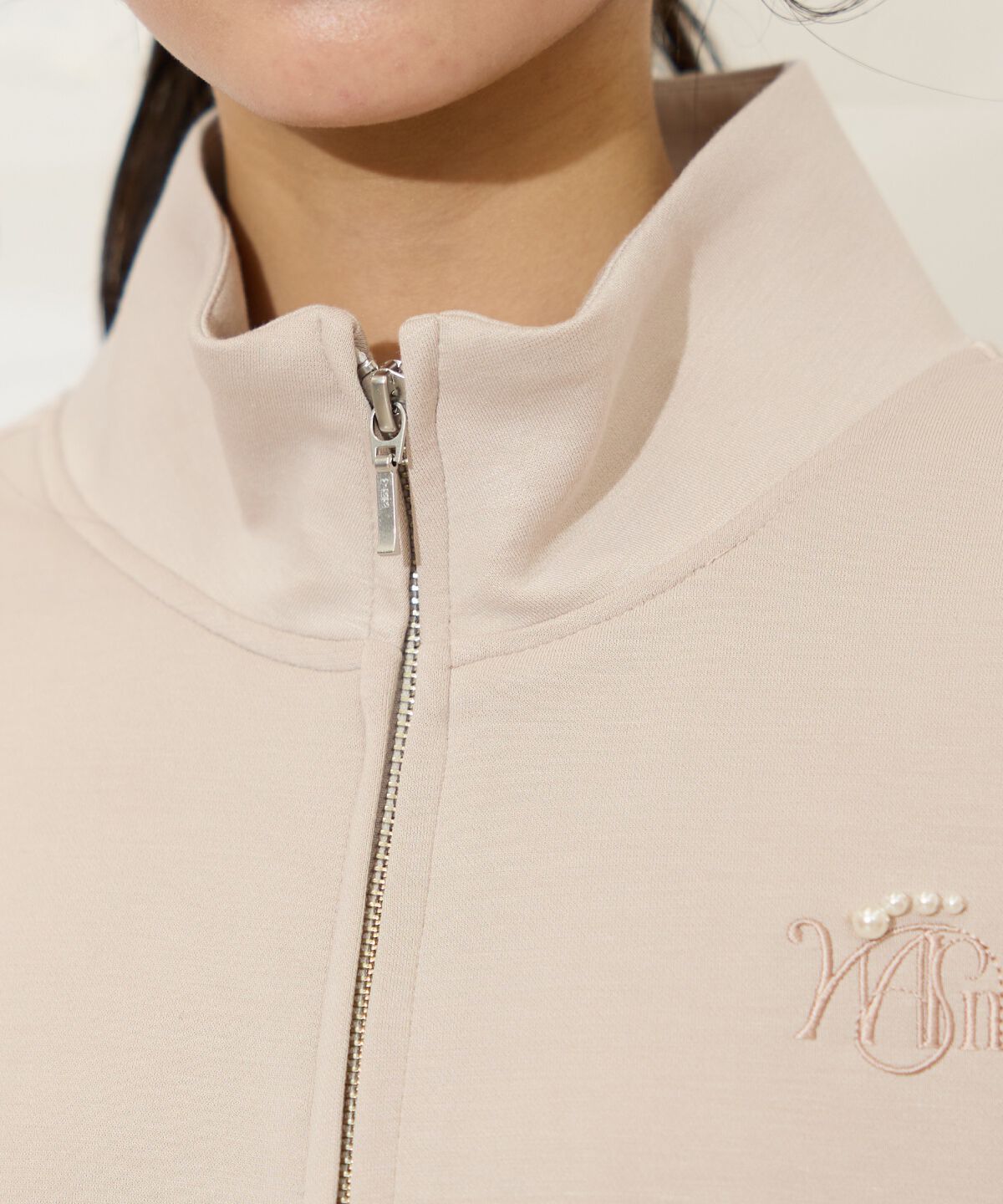 WILLSELECTION「ロゴ刺繍リボントラックジャケット」|パーカー|