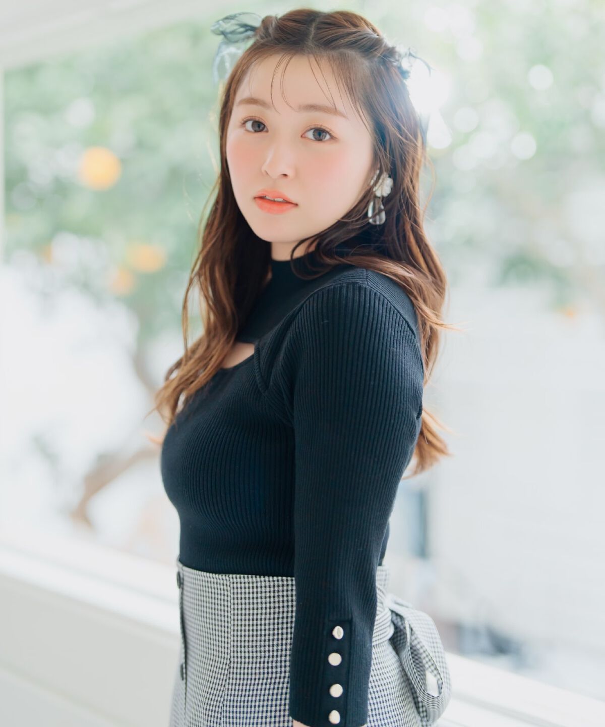 WILLSELECTION「デコルテオープンハイネックプルオーバー」|ニット・セーター|