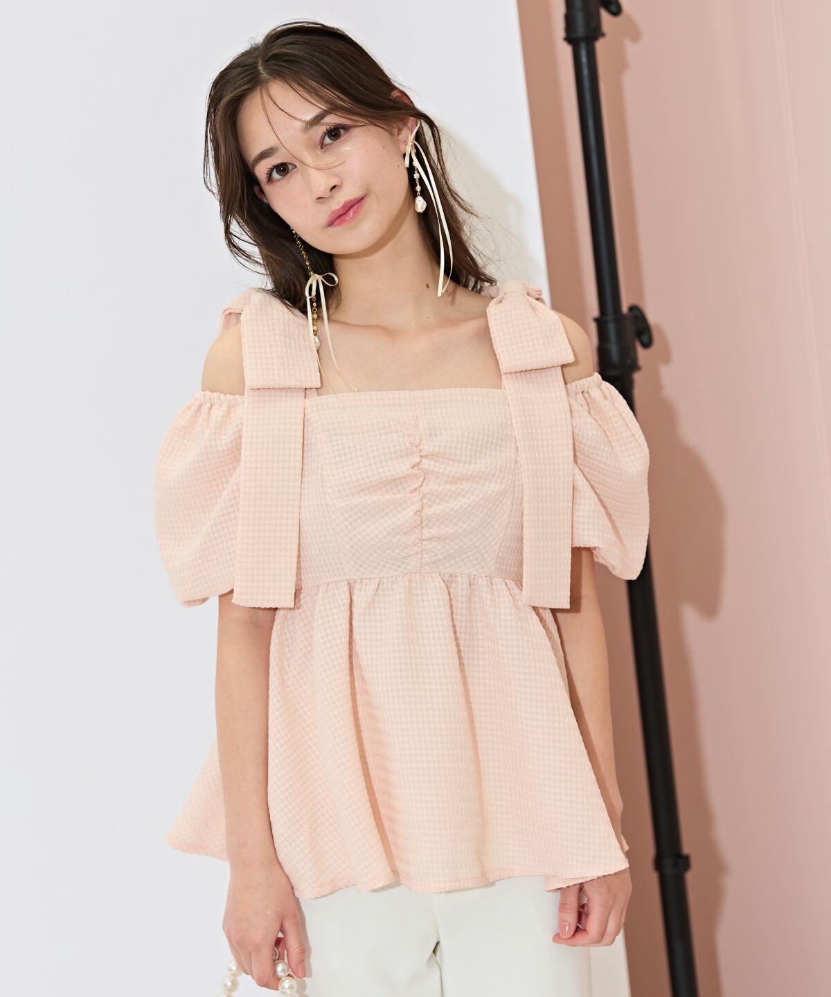 WILLSELECTION「2WAYペプラムブラウス」|シャツ・ブラウス|