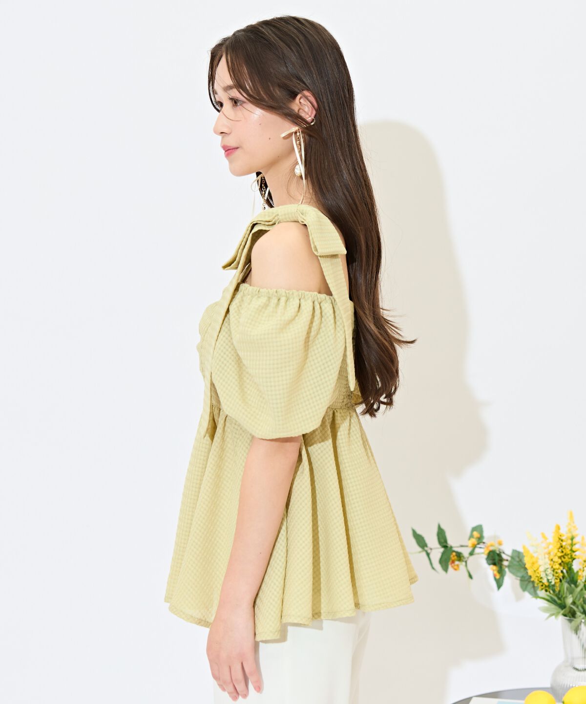 WILLSELECTION「2WAYペプラムブラウス」|シャツ・ブラウス|