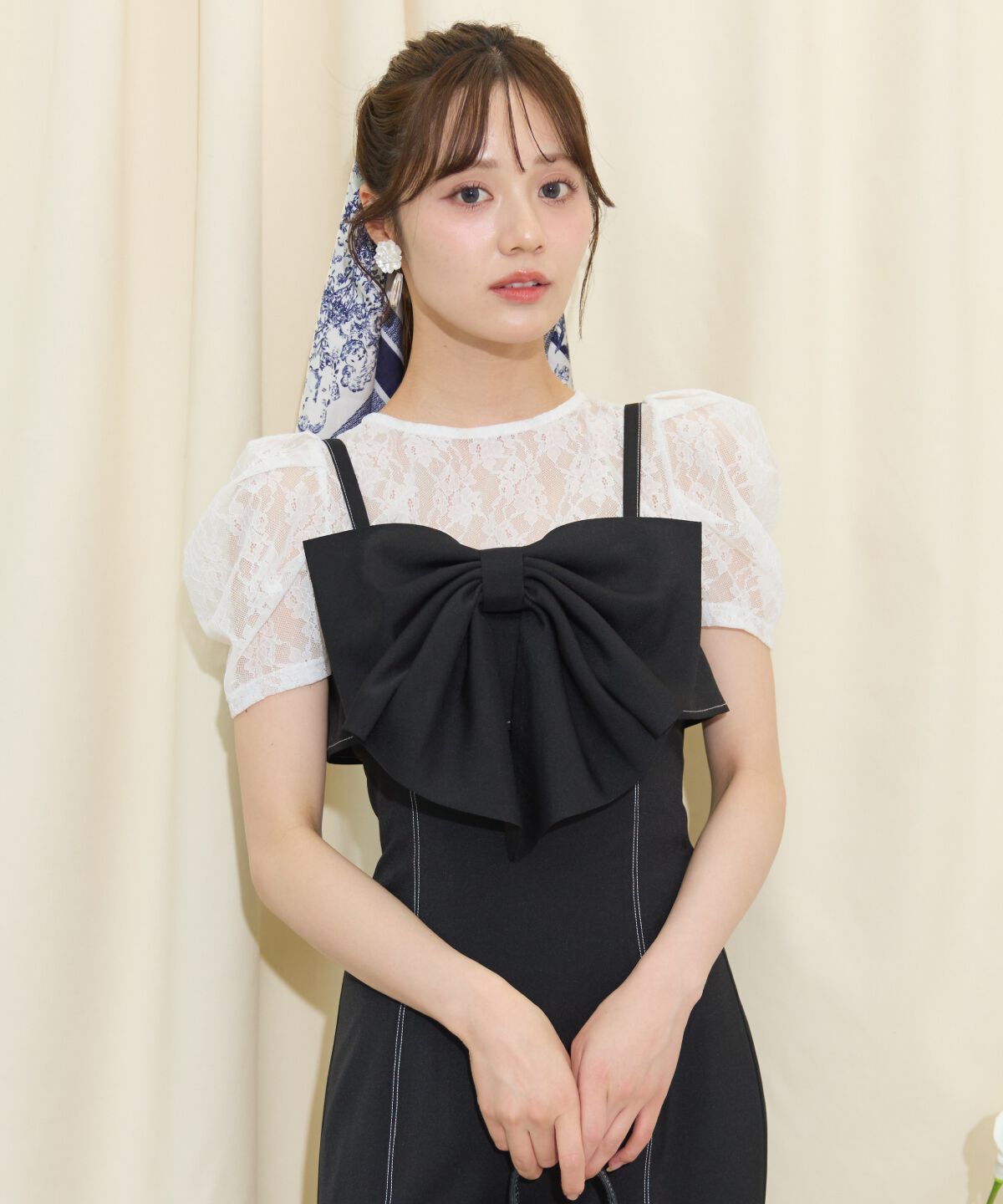 WILLSELECTION「ドレープリボンマーメイドジャンスカ」|ワンピース|