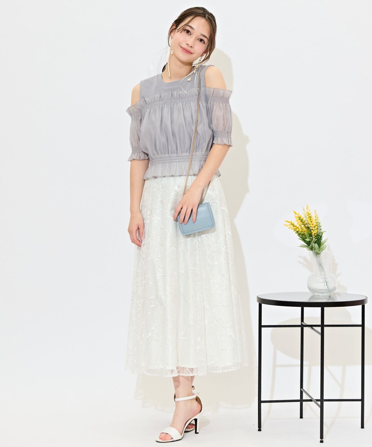 WILLSELECTION「レイヤード風オフショルカットトップス」|Tシャツ・カットソー|