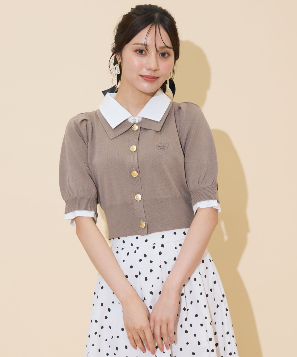 WILLSELECTION「レイヤードカラープルオーバー」|ニット・セーター|