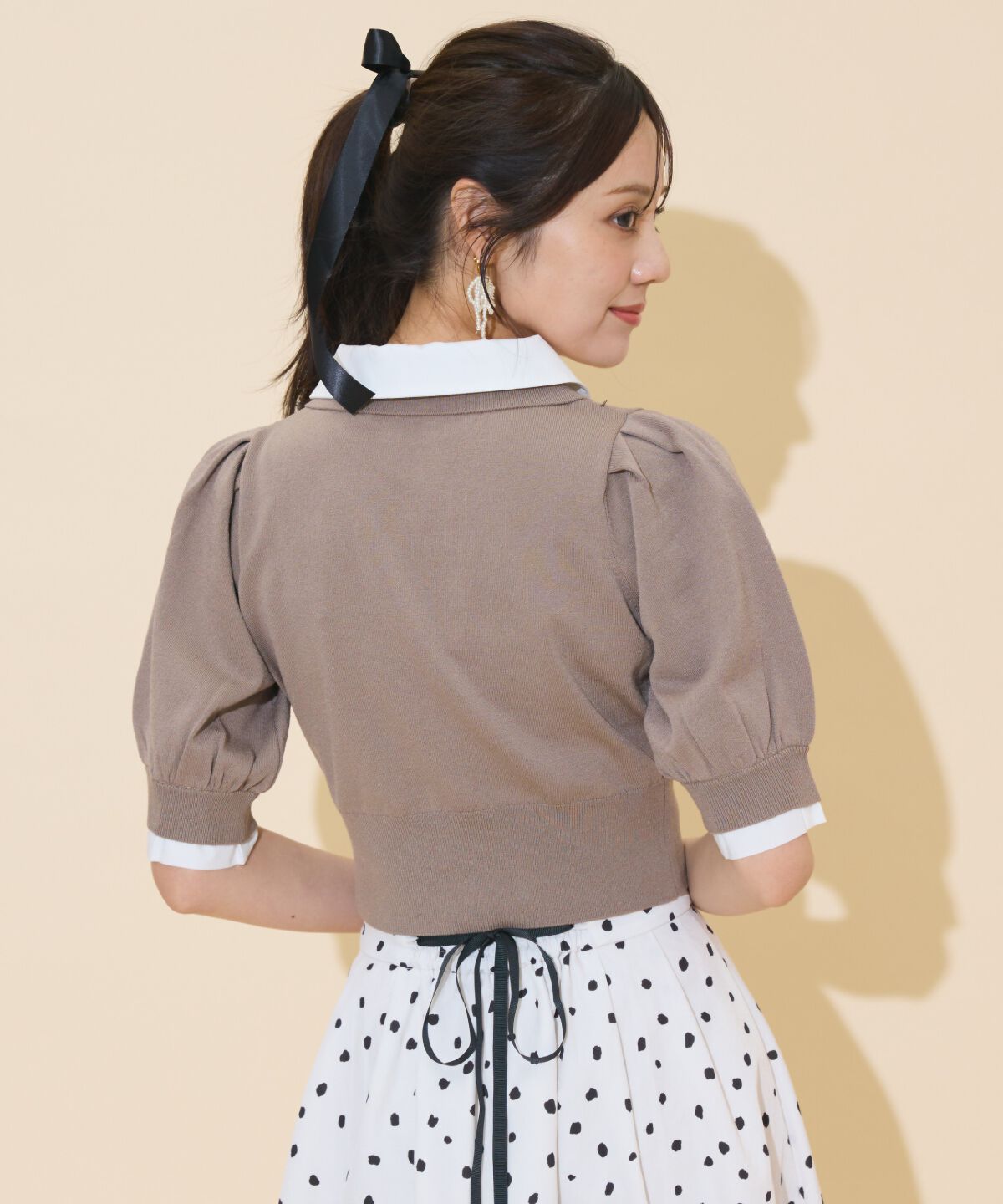 WILLSELECTION「レイヤードカラープルオーバー」|ニット・セーター|