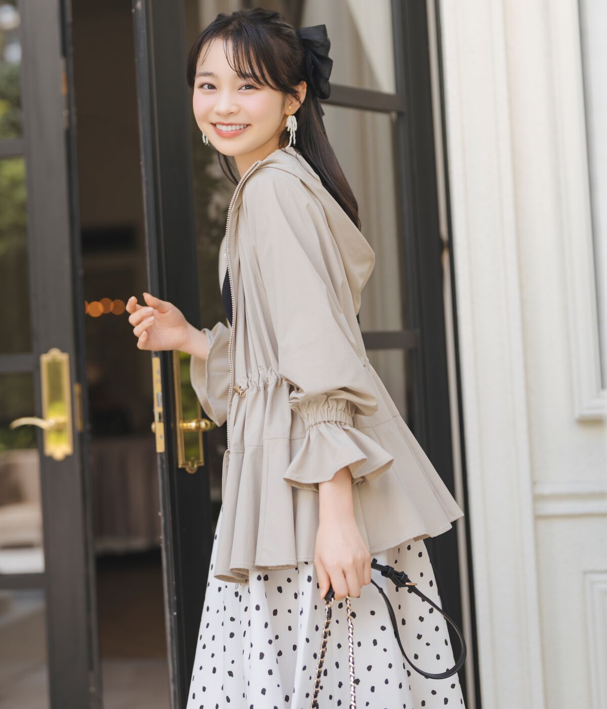 WILLSELECTION「UVカットペプラムブルゾン」|ブルゾン・スタジャン|