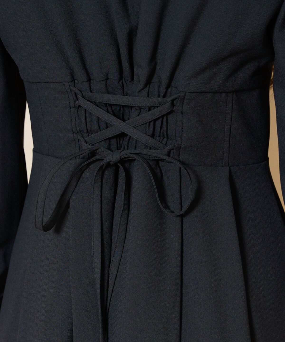 WILLSELECTION「リボンタイコルセットシャツワンピース」|ワンピース|